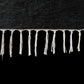 Black Angora Mohair Turkish Siirt Blanket Kilim Rug - Kilim Art Gallery