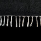 Black Angora Mohair Turkish Siirt Blanket Kilim Rug - Kilim Art Gallery