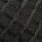 Black Angora Mohair Turkish Siirt Blanket Kilim Rug - Kilim Art Gallery