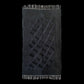 Black Angora Mohair Turkish Siirt Blanket Kilim Rug - Kilim Art Gallery