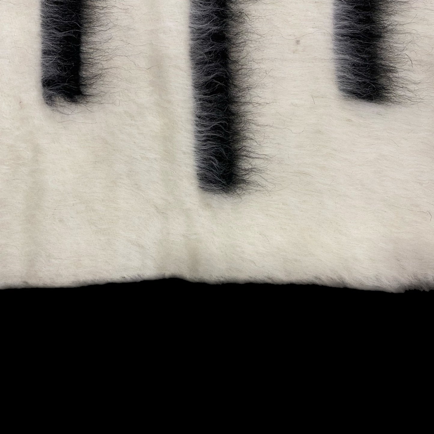Black White Nordic Style Turkish Siirt Blanket Kelim Rug - Kilim Art Gallery