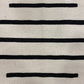 Black White Nordic Style Turkish Siirt Blanket Kelim Rug - Kilim Art Gallery