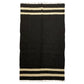 Black & White Siirt Blanket Angora Mohair Kilim Rug - Kilim Art Gallery