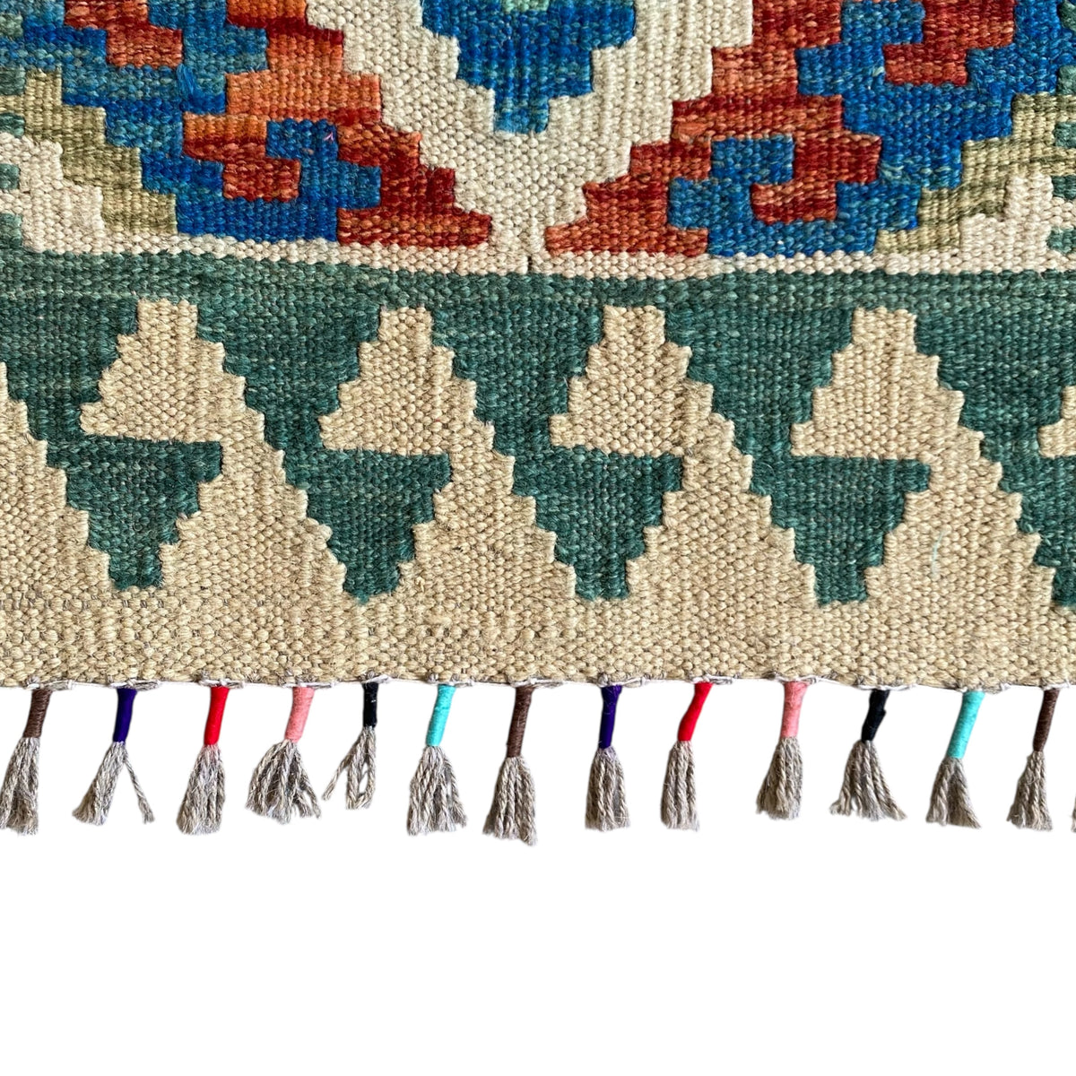 Blue 5 Ft Kilim Runner Rug - Kilim Art Gallery