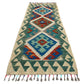Blue 5 Ft Kilim Runner Rug - Kilim Art Gallery