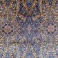 Blue and Gold Color Bamboo Rug