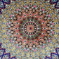 Blue Dome Gonbad Bamboo Silk Rug - Kilim Art Gallery