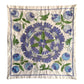 Blue Green Suzani Pillow / Cushion Cover - Kilim Art Gallery