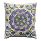 Blue Green Suzani Pillow / Cushion Cover - Kilim Art Gallery