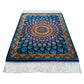 Blue Gumbad Design Bamboo Silk Rug