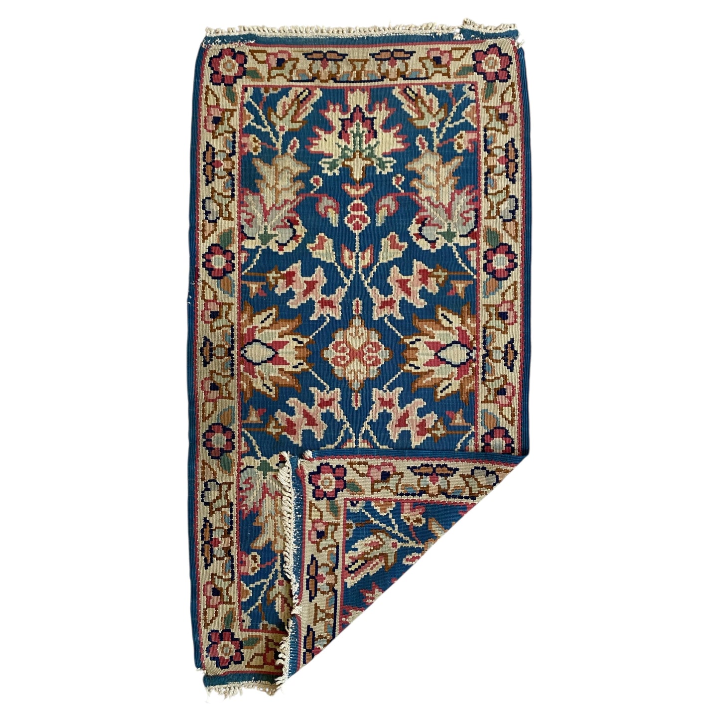 Blue Kotlenski Kilim Rug - Kilim Art Gallery