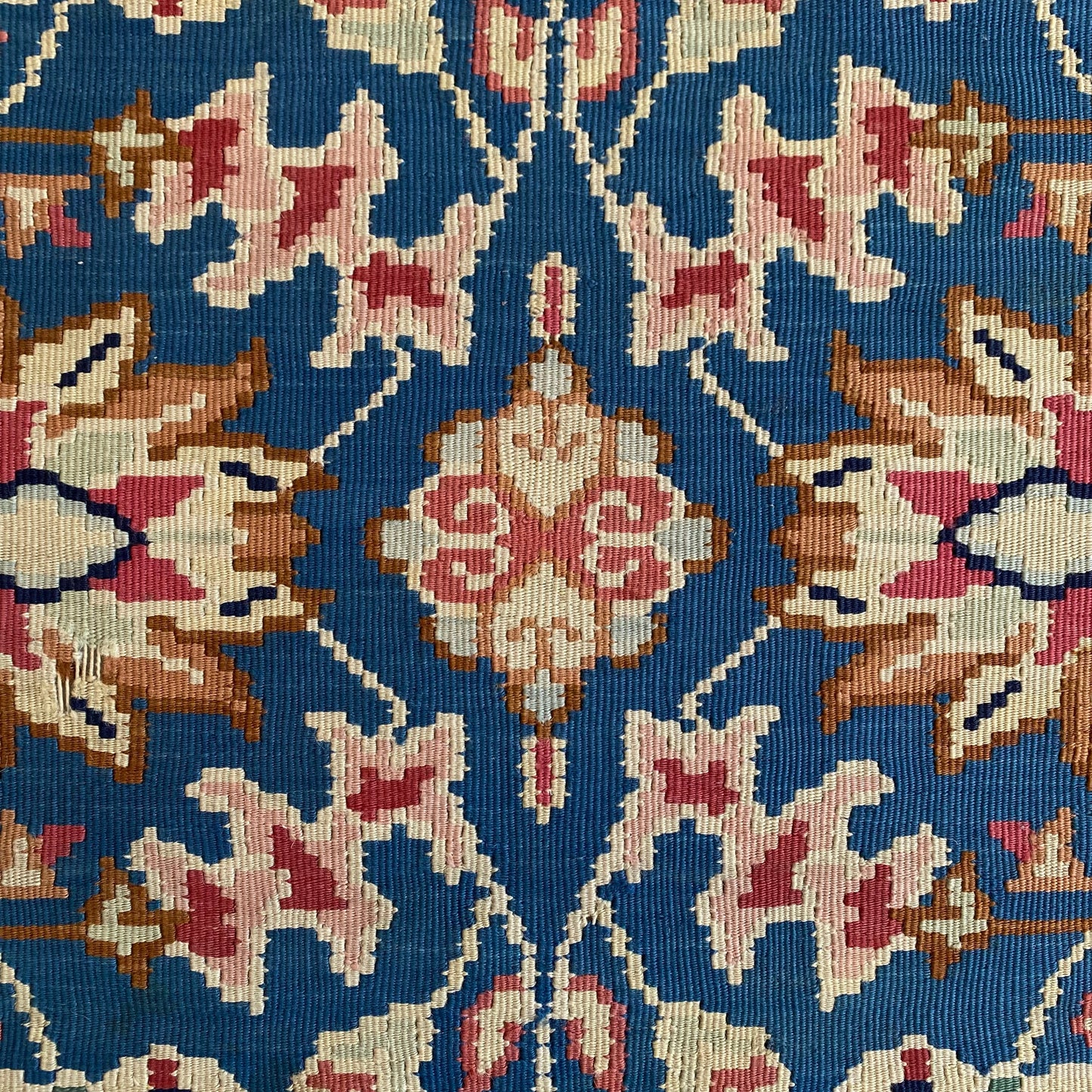 Blue Kotlenski Kilim Rug - Kilim Art Gallery