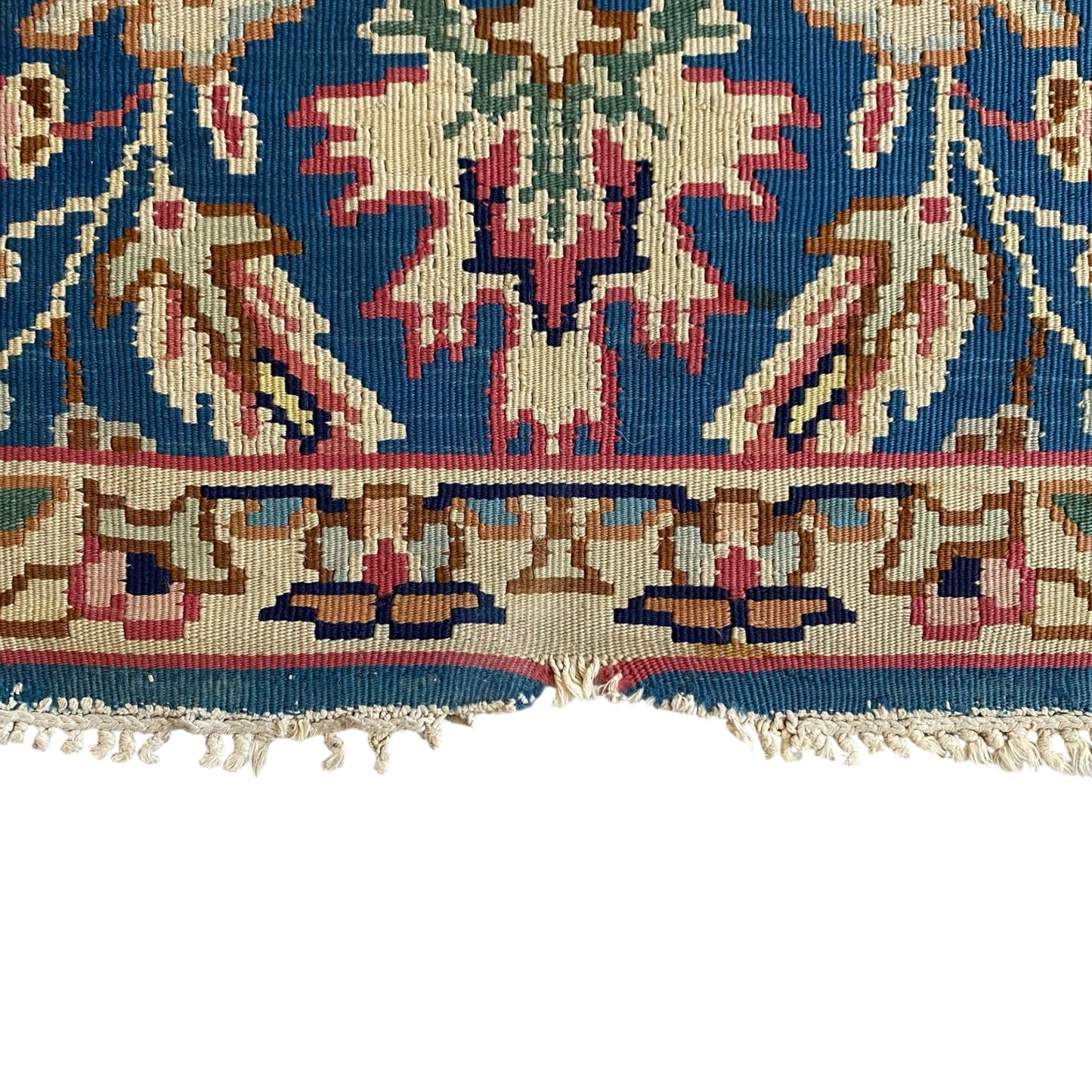 Blue Kotlenski Kilim Rug - Kilim Art Gallery