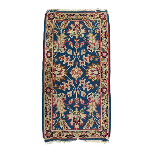 Blue Kotlenski Kilim Rug - Kilim Art Gallery