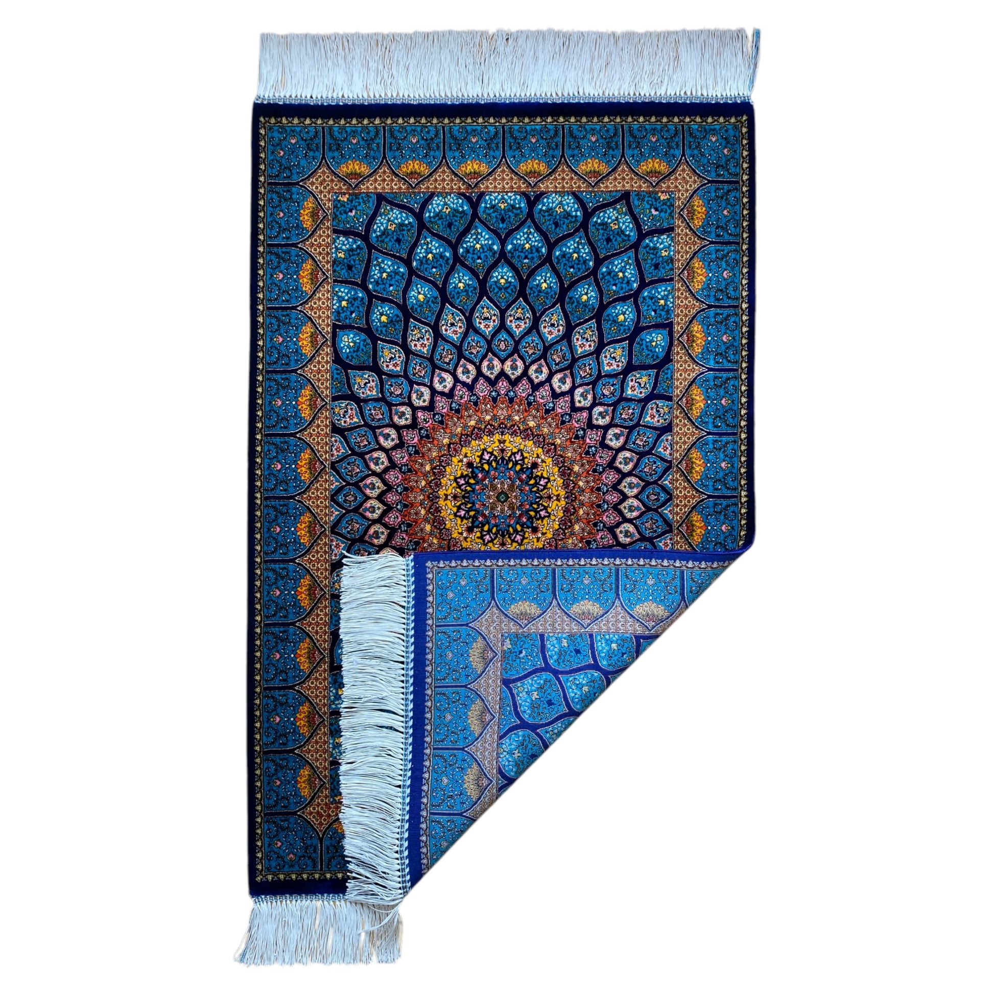 2'x3' Blue Modal Silk Rug