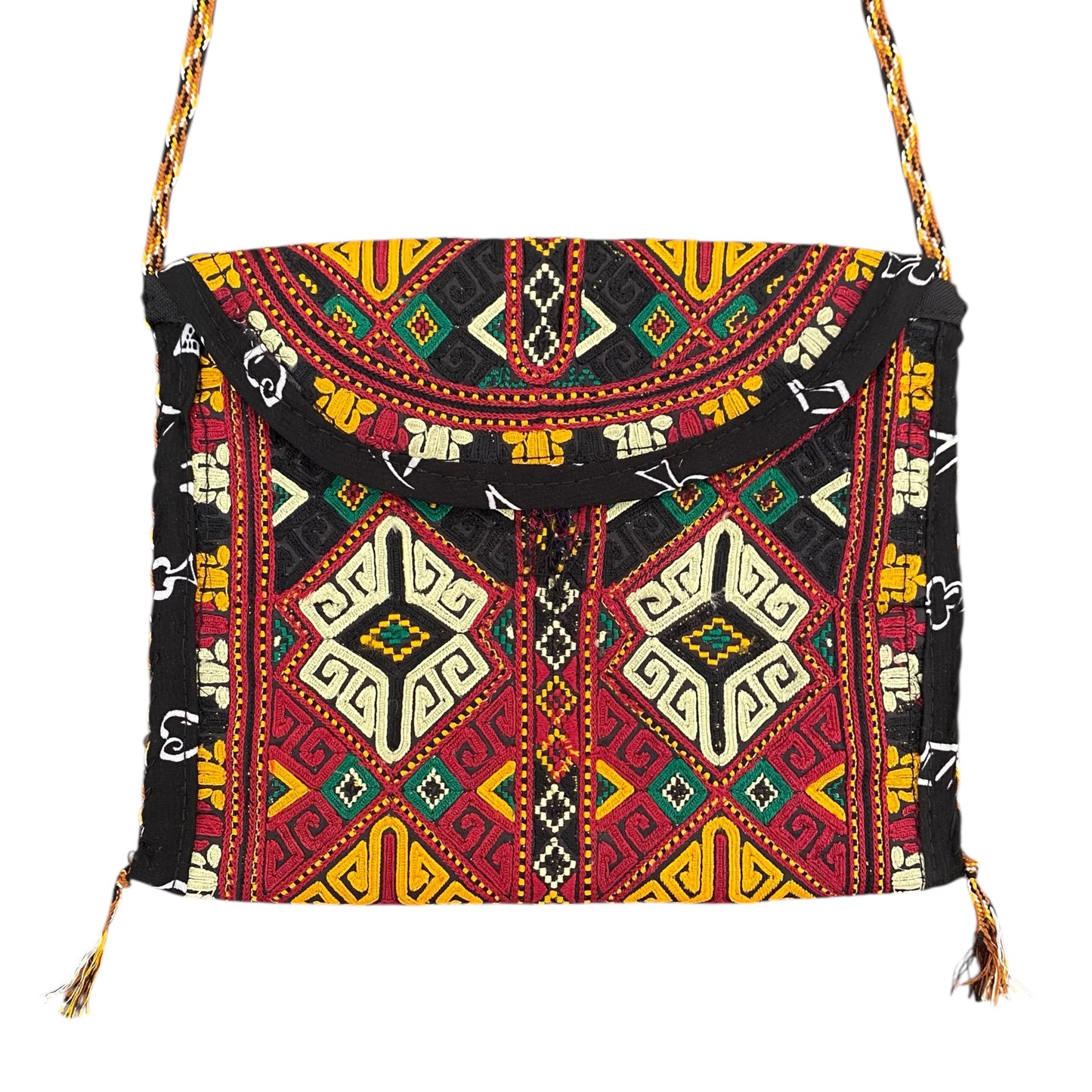 Bohemian Colorful Uzbek Bag / Pouch / Case - Kilim Art Gallery