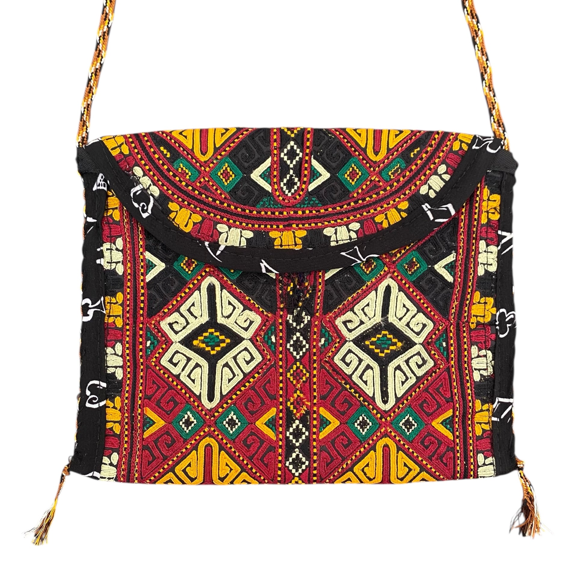 Bohemian Colorful Uzbek Bag / Pouch / Case - Kilim Art Gallery
