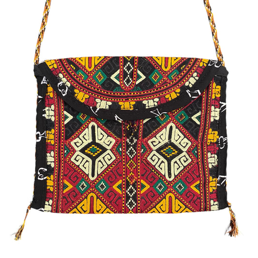 Bohemian Colorful Uzbek Bag / Pouch / Case - Kilim Art Gallery