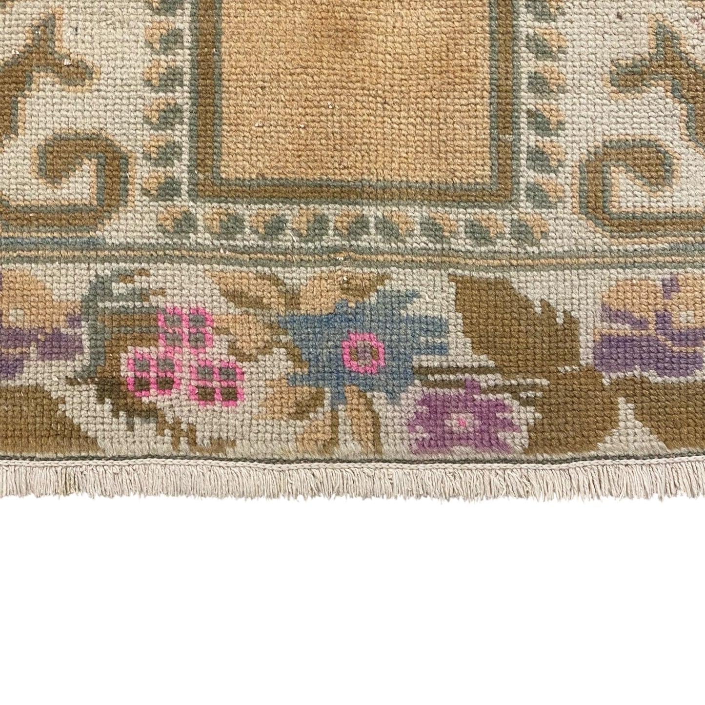 Bohemian Pink Turkish Oushak Rug - Kilim Art Gallery