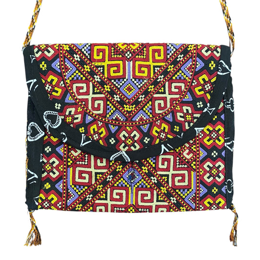 Boho Embroidered Colorful Tribal Purse / Bag - Kilim Art Gallery