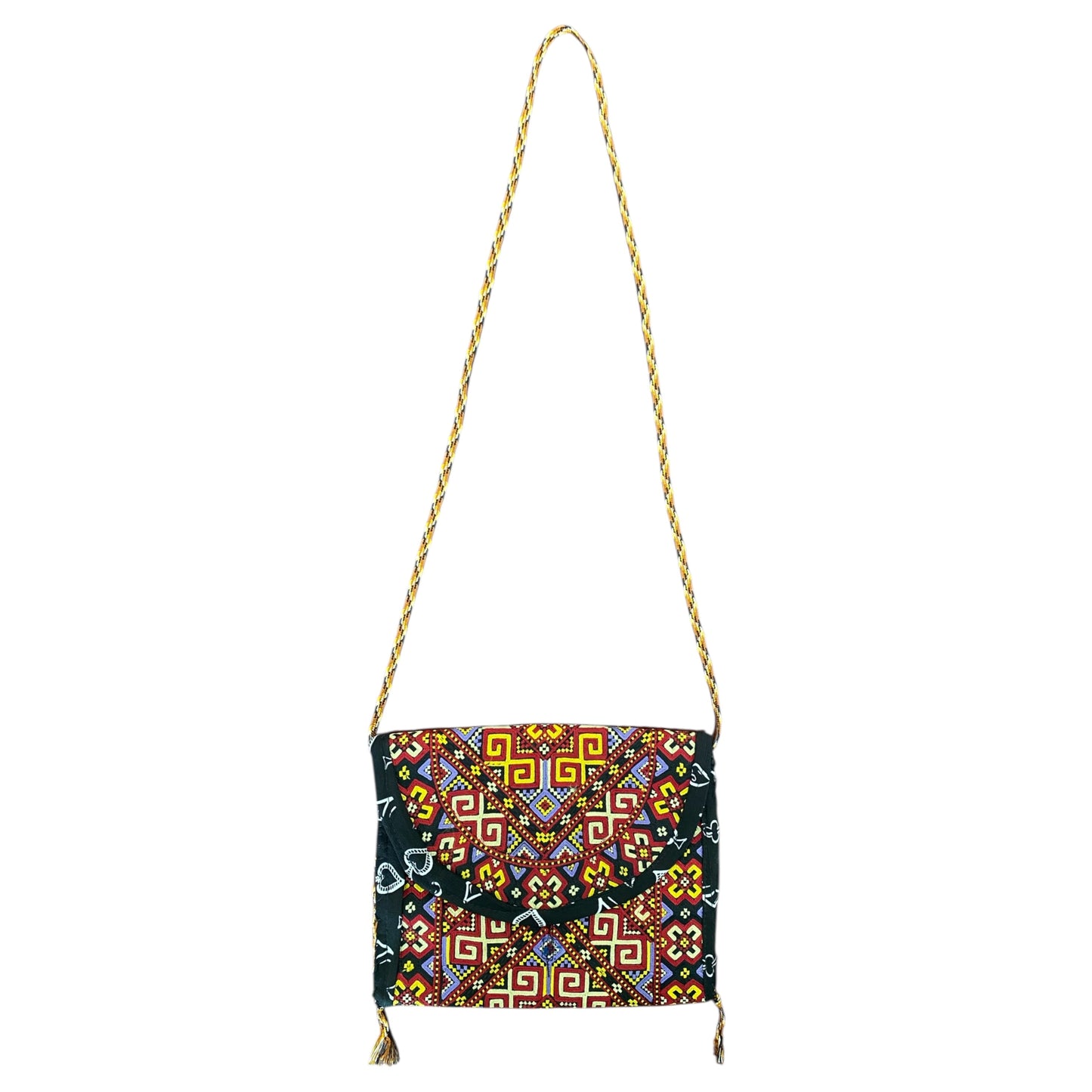 Boho Embroidered Colorful Tribal Purse / Bag - Kilim Art Gallery