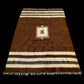 Brown Angora Mohair Siirt Blanket Kilim Rug - Kilim Art Gallery