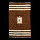 Brown Angora Mohair Siirt Blanket Kilim Rug - Kilim Art Gallery