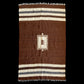 Brown Angora Mohair Siirt Blanket Kilim Rug - Kilim Art Gallery