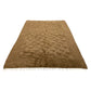 Brown Simple Minimalist Turkish Siirt Blanket Angora Mohair Kelim Rug - Kilim Art Gallery