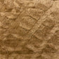 Brown Simple Minimalist Turkish Siirt Blanket Angora Mohair Kelim Rug - Kilim Art Gallery