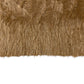 Brown Simple Minimalist Turkish Siirt Blanket Angora Mohair Kelim Rug - Kilim Art Gallery