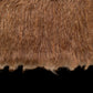 Brown Simple Plain Angora Mohair Turkish Siirt Blanket Kilim Rug - Kilim Art Gallery