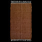Brown Simple Plain Angora Mohair Turkish Siirt Blanket Kilim Rug - Kilim Art Gallery