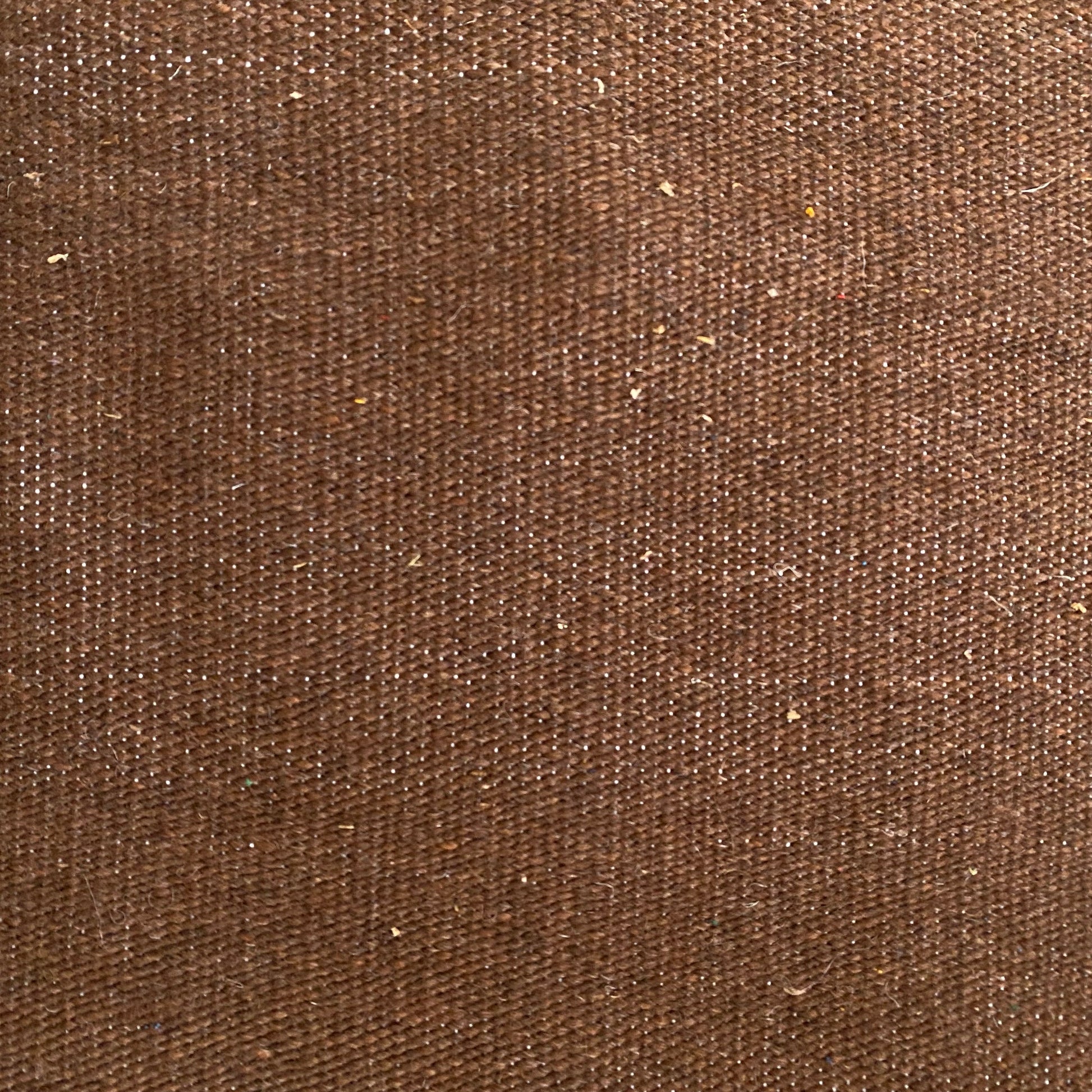 Brown Simple Plain Angora Mohair Turkish Siirt Blanket Kilim Rug - Kilim Art Gallery