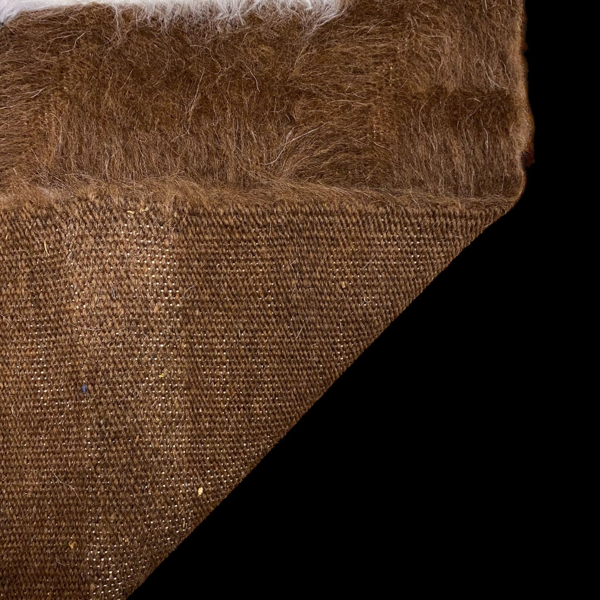 Brown Striped Turkish Siirt Blanket - Kilim Art Gallery