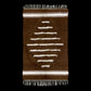 Brown Striped Turkish Siirt Blanket - Kilim Art Gallery