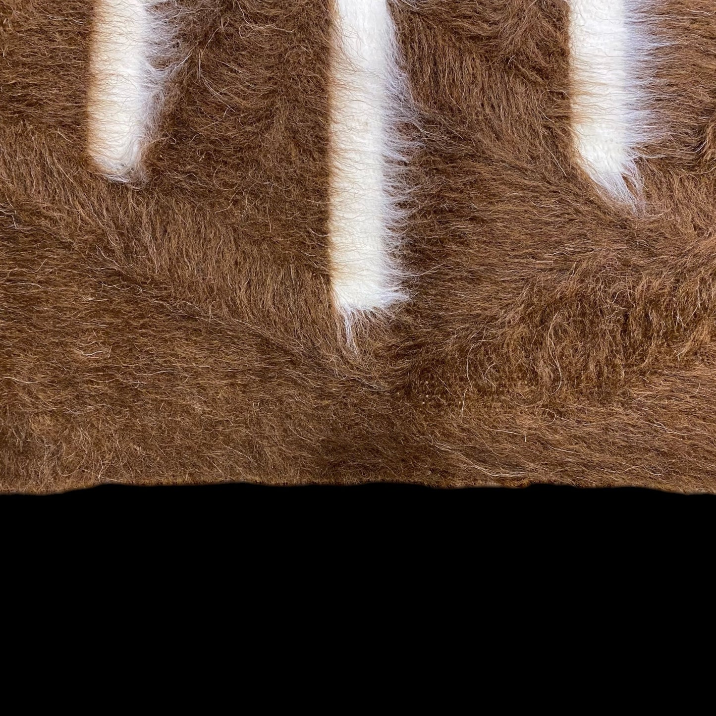Brown Striped Turkish Siirt Blanket - Kilim Art Gallery