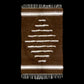 Brown Striped Turkish Siirt Blanket