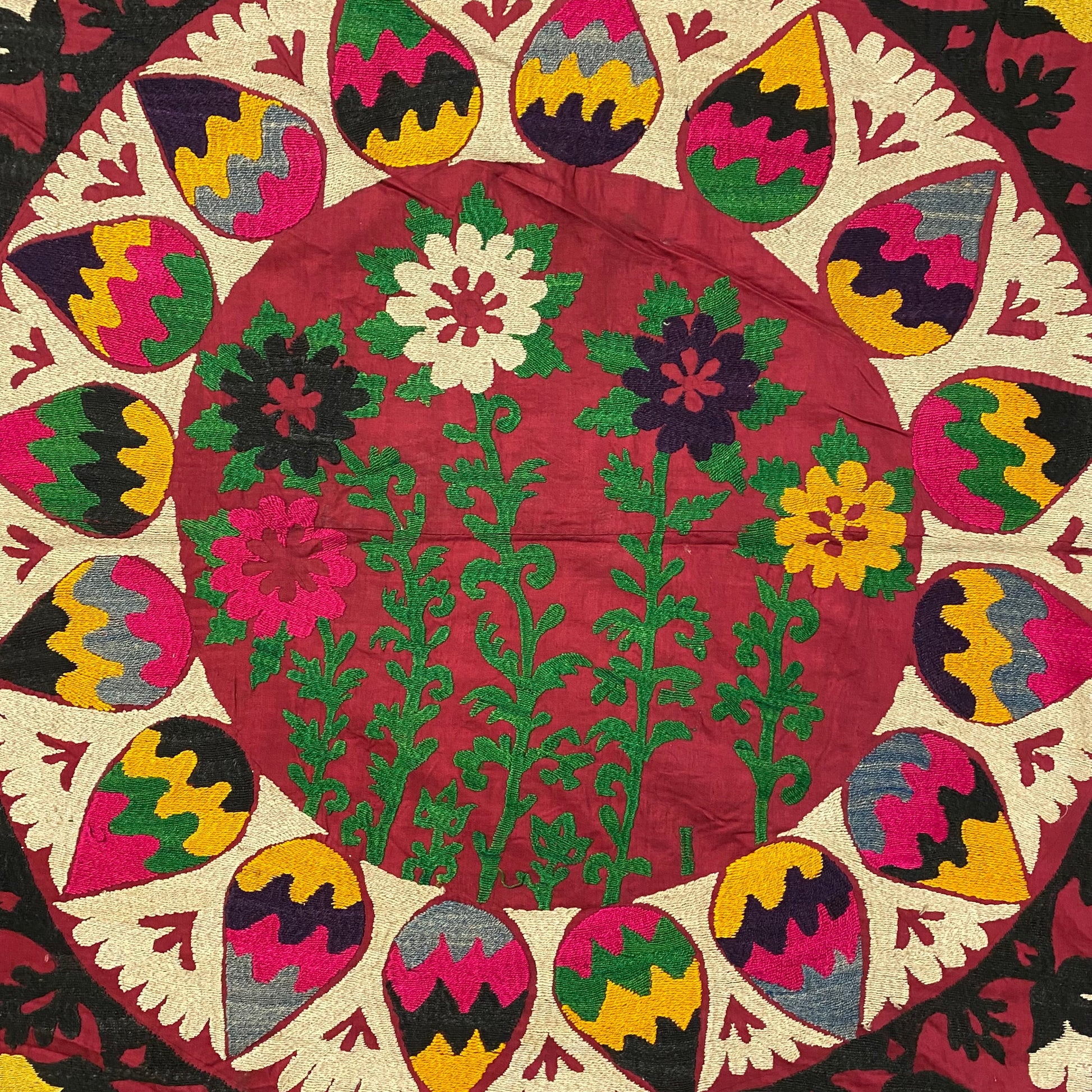 Bukhara Suzani Wall Hanging - Kilim Art Gallery