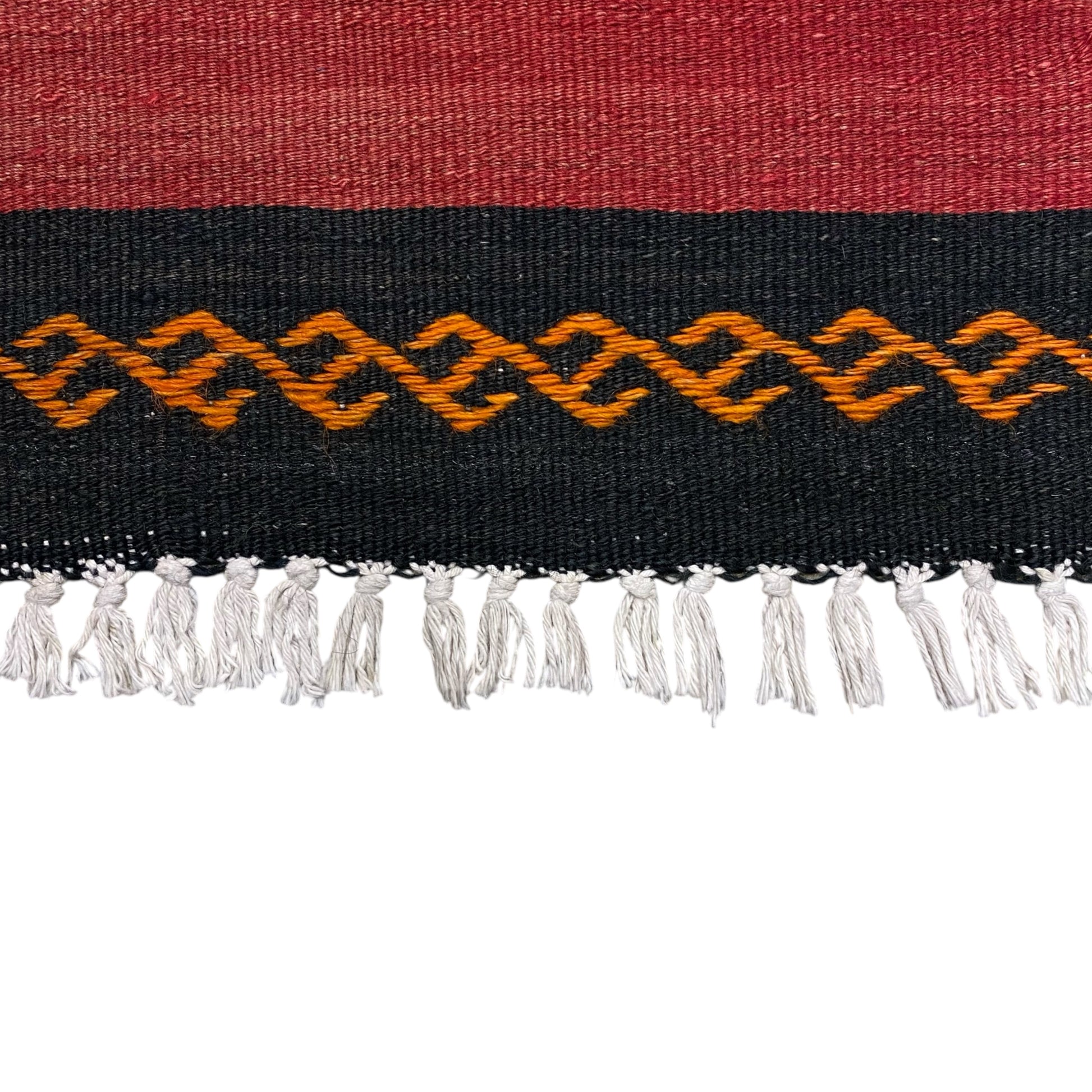 Cappadocia Red Black Kilim Runner Rug