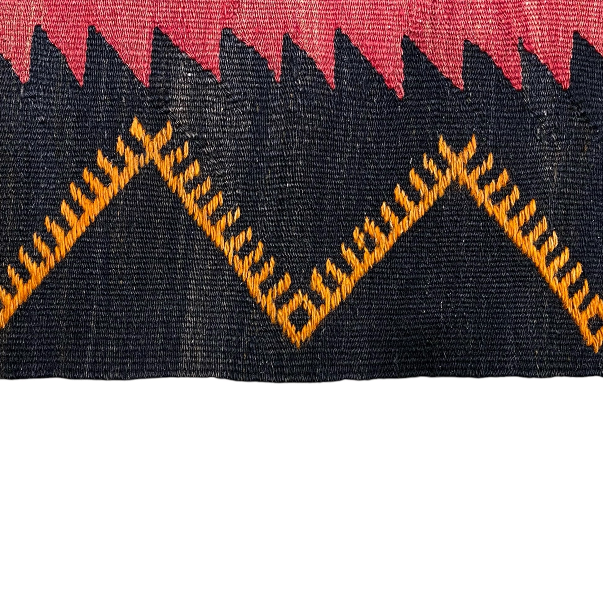 Cappadocia Red Black Kilim Runner Rug