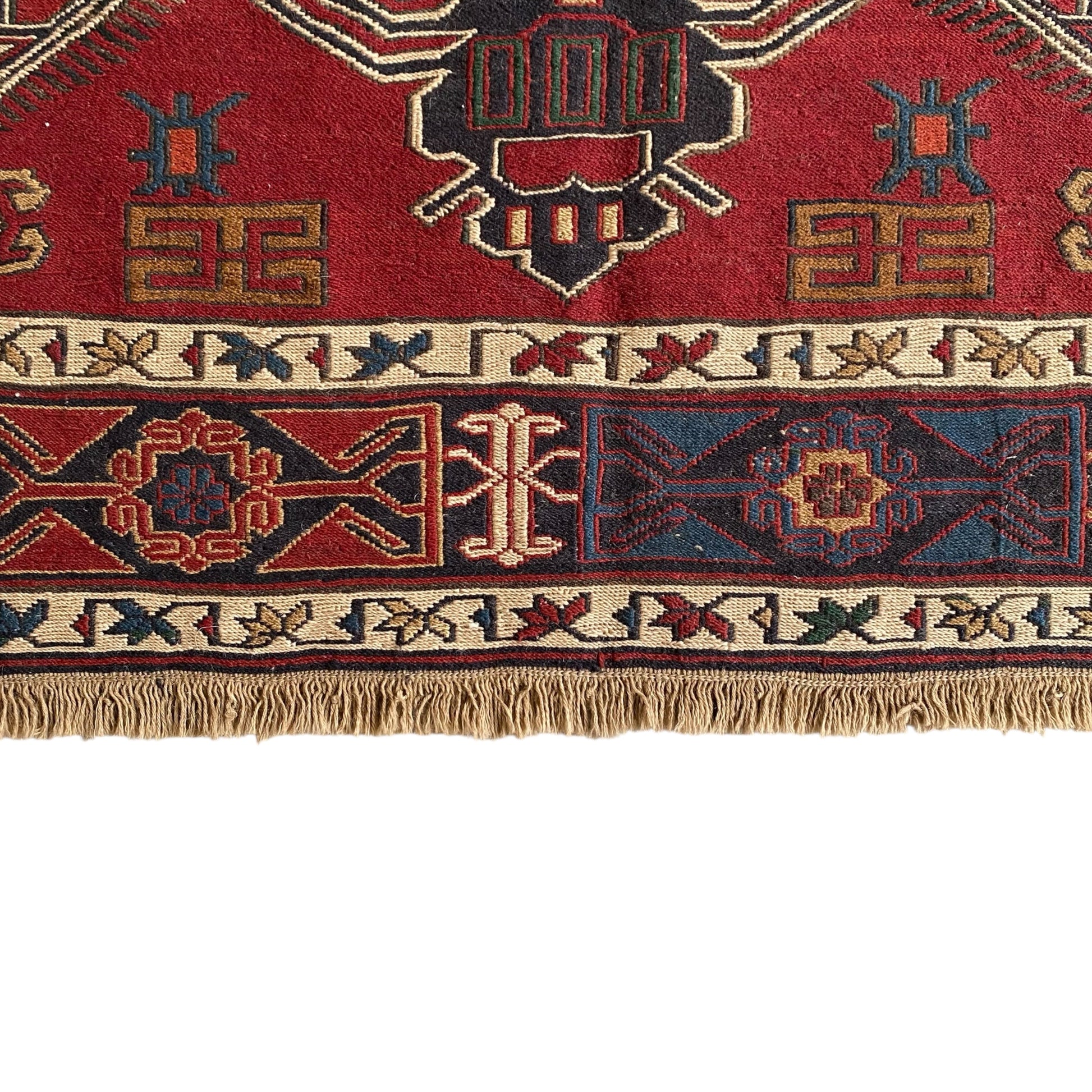 Caucasian Dragon Soumak Rug - Kilim Art Gallery
