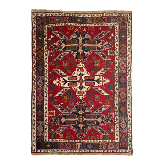 Caucasian Dragon Soumak Rug - Kilim Art Gallery