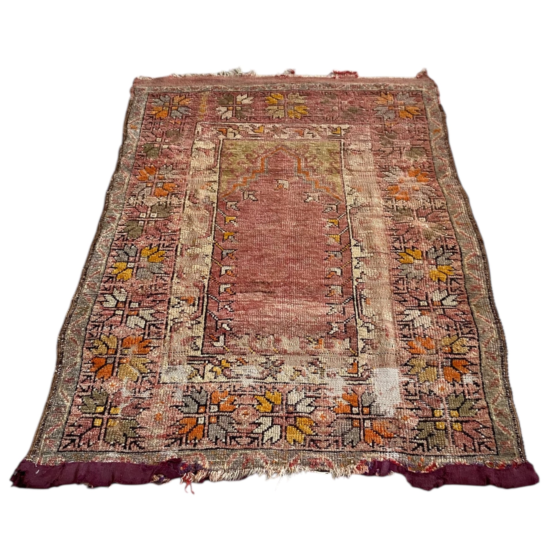 Central Anatolian Fertek Prayer Rug - Kilim Art Gallery