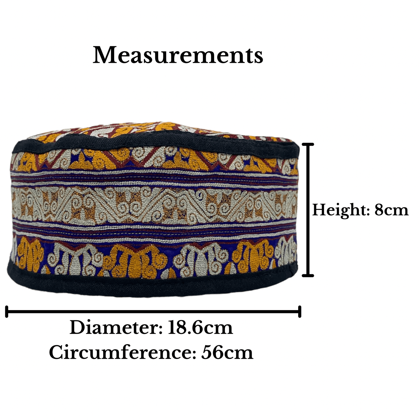 Central Asia Turkmen Ceremonial Hat - Kilim Art Gallery