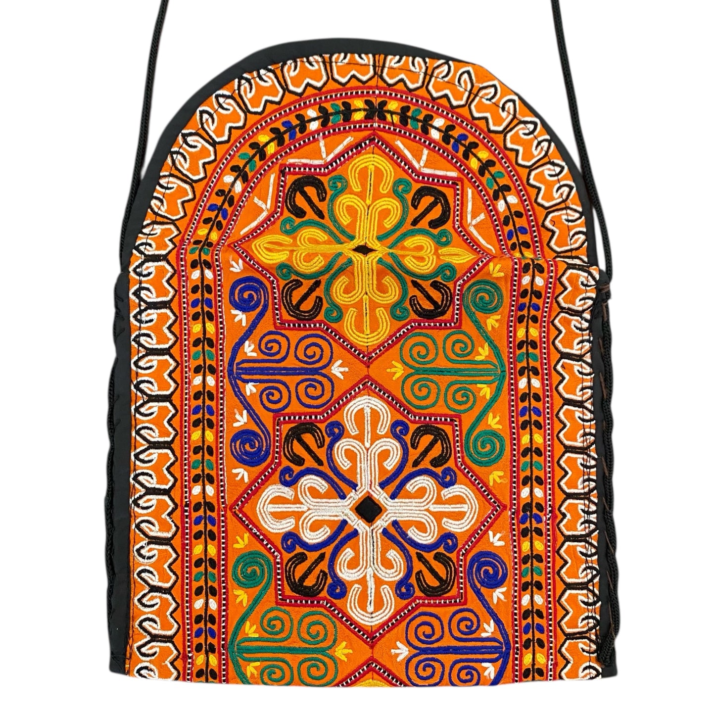 Central Asian Embroidered Sling Bag / Purse / Pouch - Kilim Art Gallery