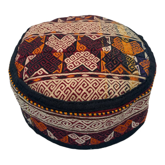 Central Asian Turkoman Turkmen Hat - Kilim Art Gallery