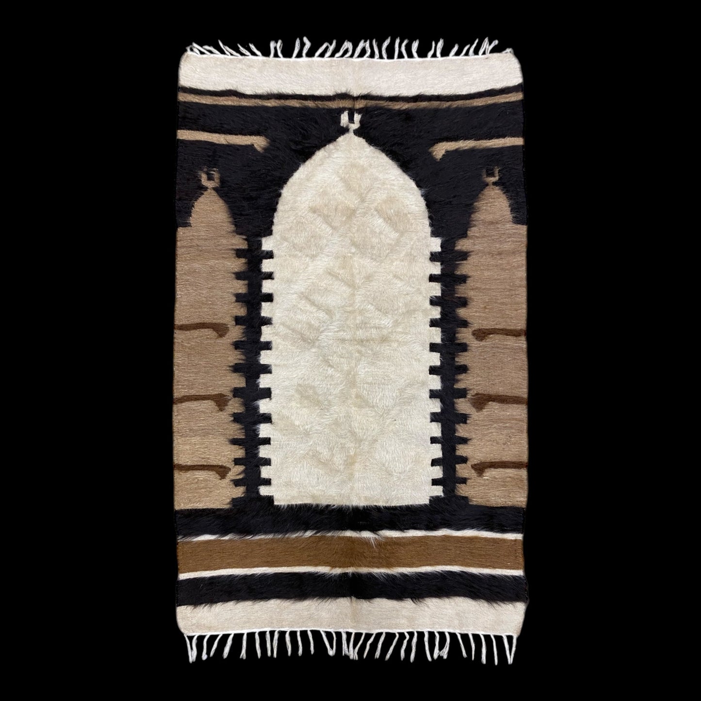 Collectable Angora lint made Mohair Siirt Blanket Kilim Rug - Kilim Art Gallery