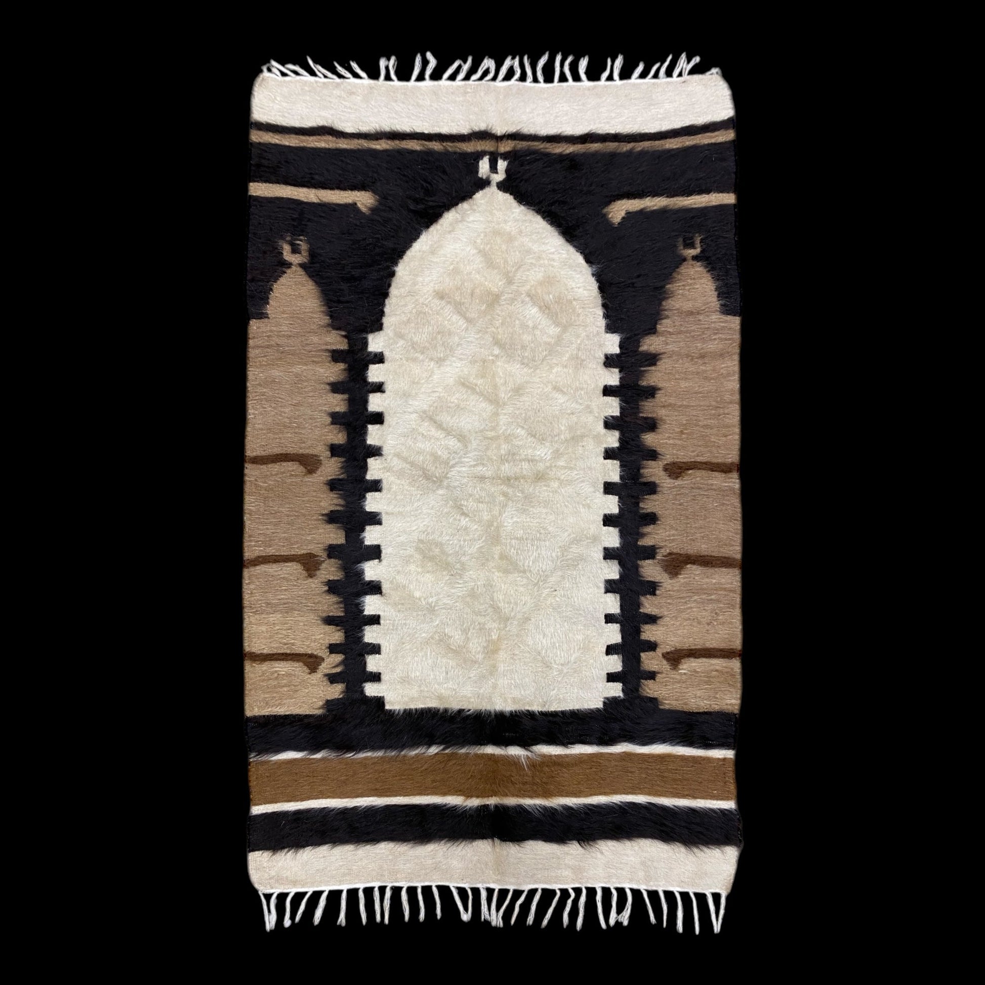 Collectable Angora lint made Mohair Siirt Blanket Kilim Rug - Kilim Art Gallery