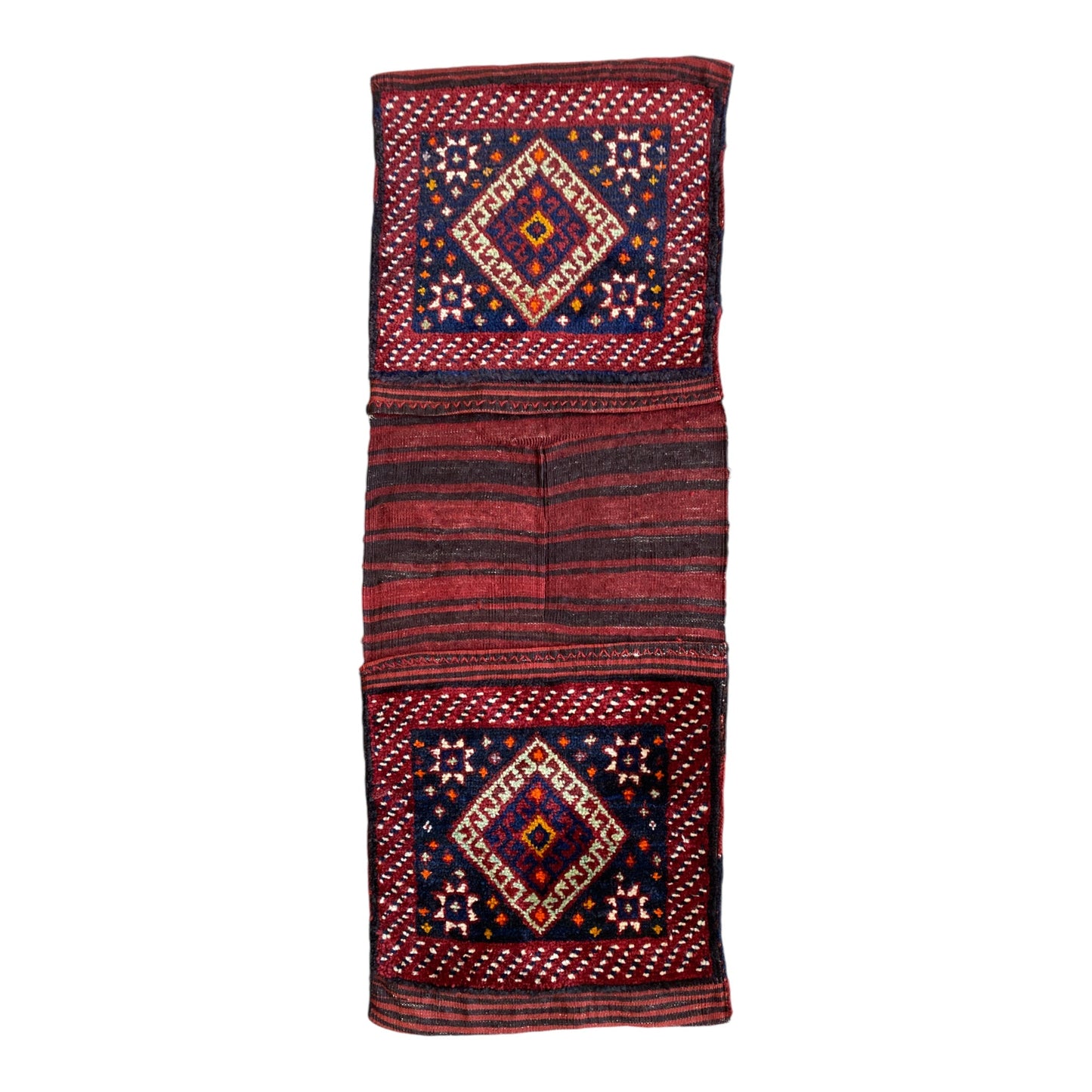 Collectable Caucasian Kazak Saddlebag Carpet Rug - Kilim Art Gallery